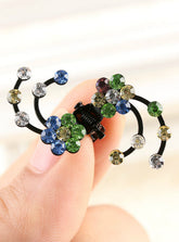 Paquete de 6 mini garras para el pelo de novia para boda, para mujer